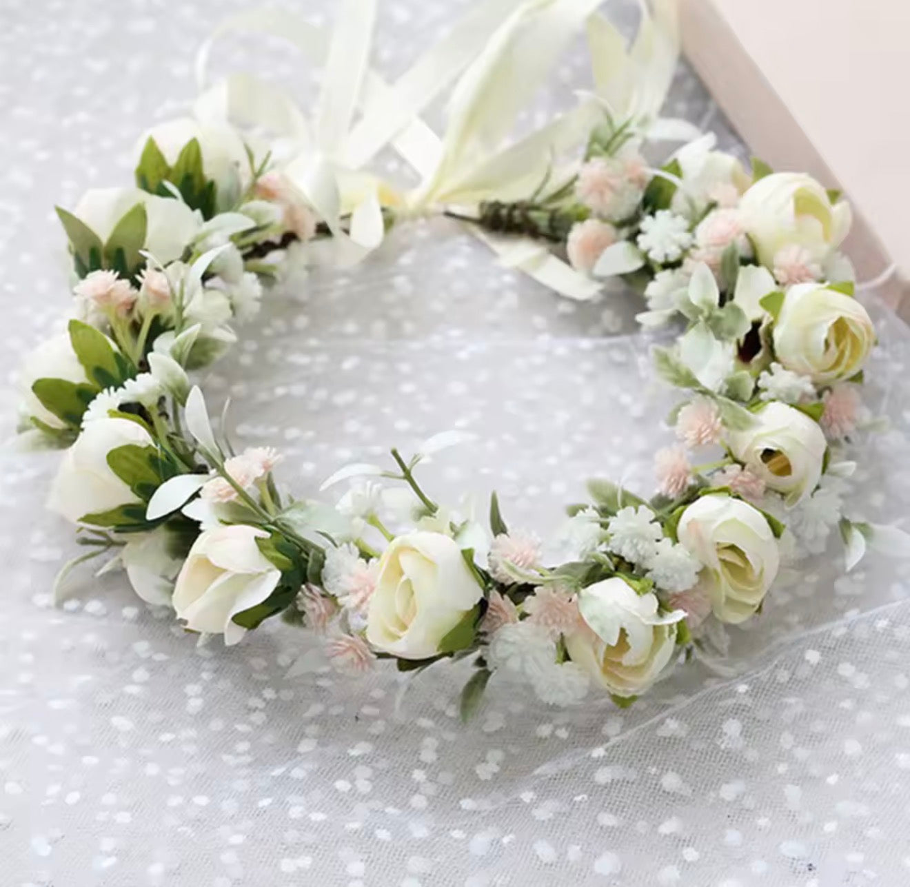 Corona de flores