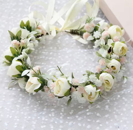 Corona de flores